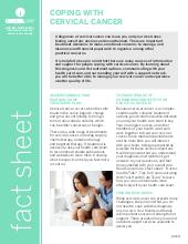 Thumbnail of the PDF version of Coping With Cervical Cancer