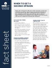 Thumbnail of the PDF version of When to Get a Second Opinion