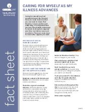 Thumbnail of the PDF version of Caring for Myself as My Illness Advances