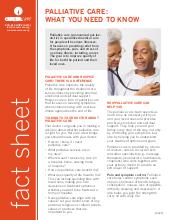 Thumbnail of the PDF version of Palliative Care: What You Need to Know