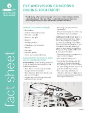Thumbnail of the PDF version of Eye and Vision Concerns During Treatment