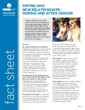 Thumbnail of the PDF version of Dating and New Relationships: During and After Cancer