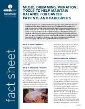 Thumbnail of the PDF version of Music, Drumming, Vibration: Tools to Help Maintain Balance for Cancer Patients and Caregivers