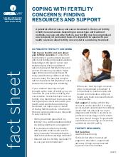 Thumbnail of the PDF version of Coping With Fertility Concerns: Finding Resources and Support