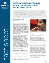 Thumbnail of the PDF version of Coping With Cancer for Black, Indigenous and People of Color