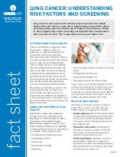Thumbnail of the PDF version of Lung Cancer: Understanding Risk Factors and Screening