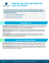 Thumbnail of the PDF version of Helping Yourself Cope With the Loss of a Parent