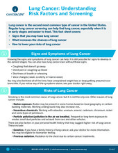 Thumbnail of the PDF version of Lung Cancer: Understanding Risk Factors and Screening